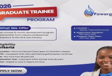 Powergas Nigeria Graduate Trainee Programme 2026
