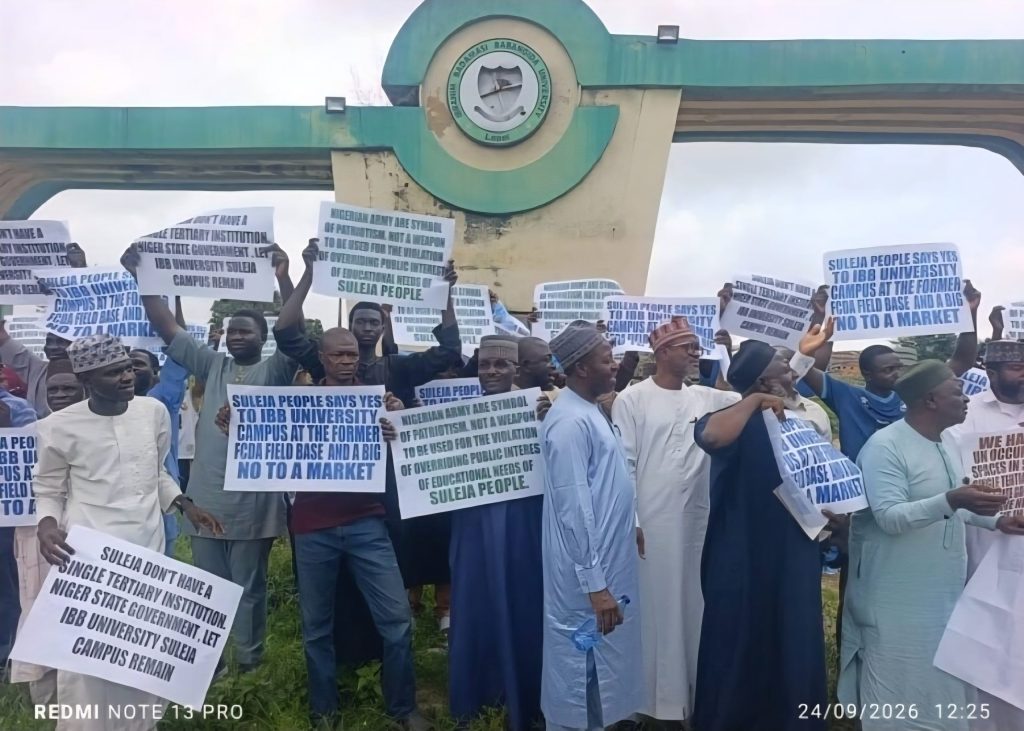 Suleja Stakeholders Protest Alleged Conversion of IBB University Land to Market