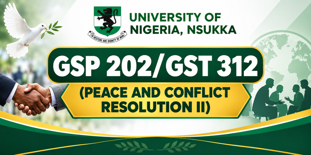 GSP 202/GST 312 Examination Batching – Second Semester 2025/2026